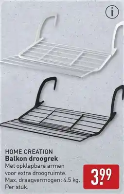 ALDI Home creation Balkon droogrek aanbieding