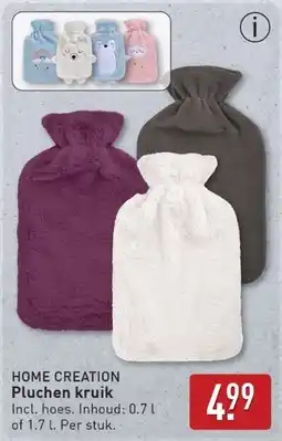 ALDI Home creation Pluchen kruik aanbieding