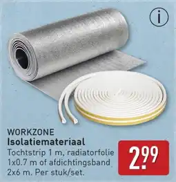ALDI Workzone Isolatiemateriaal aanbieding