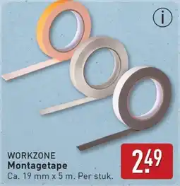 ALDI Workzone Montagetape aanbieding