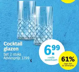 Albert Heijn Cocktail glazen aanbieding