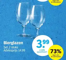 Albert Heijn Bierglazen aanbieding