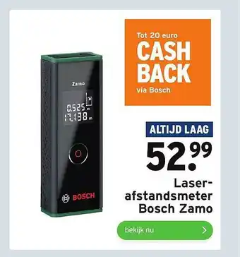 GAMMA Laserafstandsmeter bosch zamo aanbieding