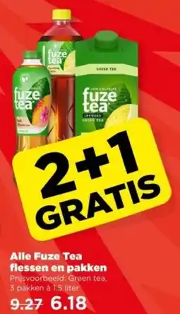 PLUS Alle Fuze Tea flessen en pakken aanbieding