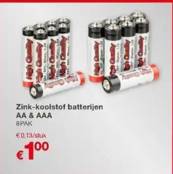 Kik AA & AAA 8PAK aanbieding