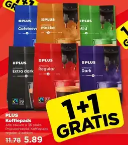 PLUS Plus Koffiepads aanbieding