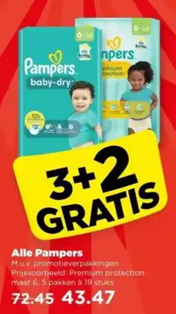 PLUS Alle Pampers aanbieding