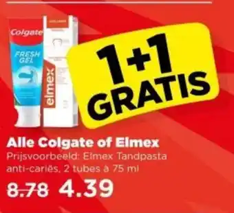 PLUS Alle Colgate of Elmex aanbieding