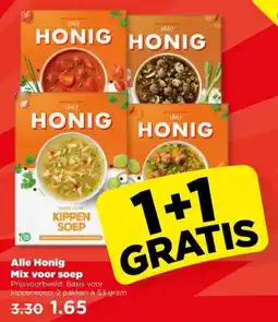 PLUS Alle Honig Mix voor soep aanbieding