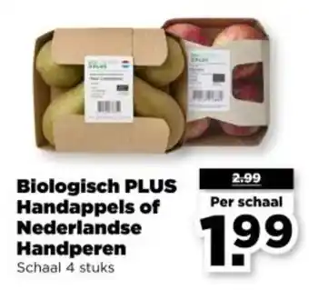 PLUS Biologisch Plus Handappels of Nederlandse Handperen aanbieding