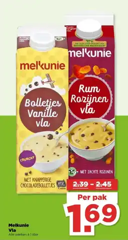 PLUS Melkunie Vla aanbieding
