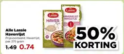 PLUS Alle Lassie Haverrijst aanbieding