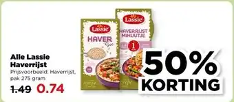 PLUS Alle Lassie Haverrijst aanbieding