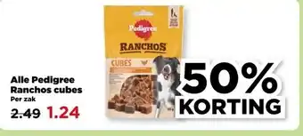 PLUS Alle Pedigree Ranchos cubes aanbieding