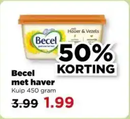 PLUS Becel met haver aanbieding