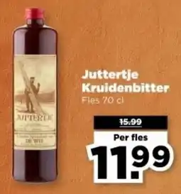 PLUS Juttertje Kruidenbitter aanbieding