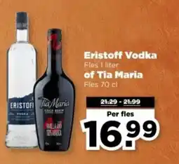 PLUS Eristoff Vodka of Tia Maria aanbieding