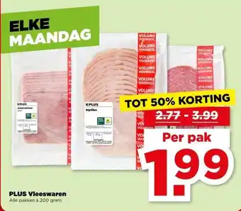 PLUS Plus Vleeswaren aanbieding