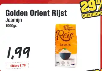 Budget Food Golden Orient Rijst Jasmijn aanbieding