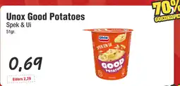 Budget Food Unox Good Potatoes Spek & Ui aanbieding