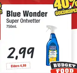 Budget Food Blue Wonder Super Ontvetter aanbieding