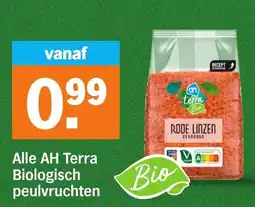 Albert Heijn Alle AH Terra Biologisch peulvruchten aanbieding