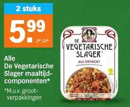 Albert Heijn Alle De Vegetarische Slager maaltijd- componenten aanbieding