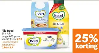 Albert Heijn Alle Becel aanbieding
