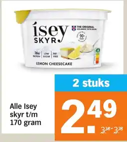 Albert Heijn Alle Isey skyr t/m aanbieding