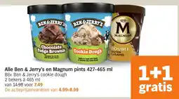 Albert Heijn Alle Ben & Jerry's en Magnum pints aanbieding