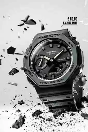 Siebel Juweliers G-Shock Horloge GA-2100-1A1ER aanbieding