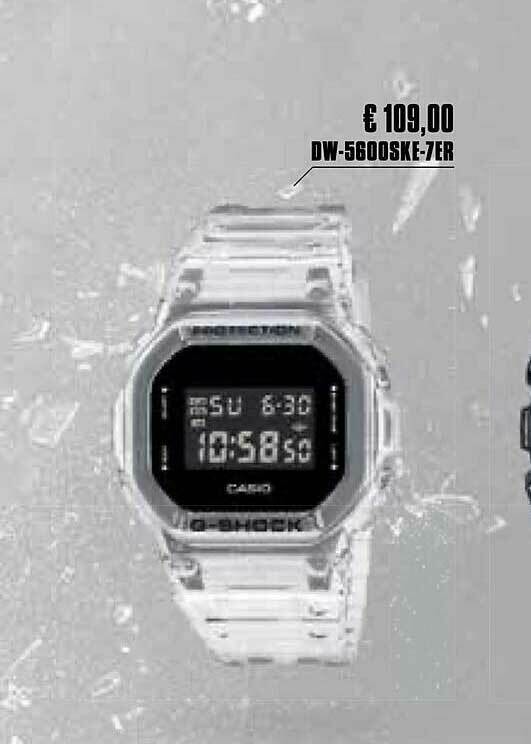 G-Shock Horloge DW-5600SKE-7ER aanbieding bij Siebel Juweliers