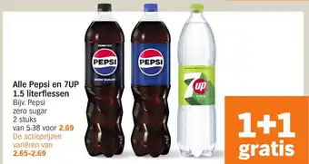Albert Heijn Alle Pepsi en 7UP aanbieding