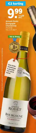 Albert Heijn Antonin Rodet Bourgogne Chardonnay aanbieding