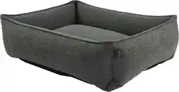 Intratuin Overseas hondenmand Teddy antraciet 90 x 70 x 20 cm aanbieding