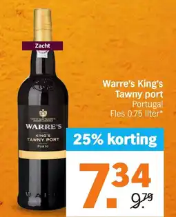 Albert Heijn Warre's King's Tawny port Portugal aanbieding