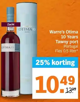 Albert Heijn Warre's Otima 10 Years Tawny port aanbieding