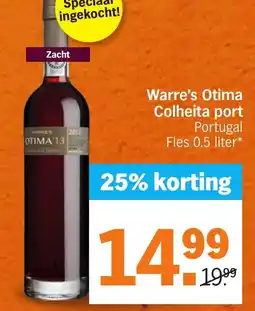 Albert Heijn Warre's Otima Colheita port aanbieding