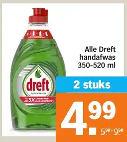 Albert Heijn Alle Dreft handafwas aanbieding