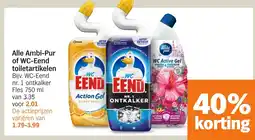 Albert Heijn Alle Ambi-Pur of WC-Eend toiletartikelen aanbieding