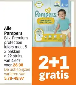 Albert Heijn Alle Pampers aanbieding