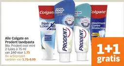 Albert Heijn Alle Colgate en Prodent tandpasta aanbieding