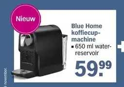 Albert Heijn Blue Home koffiecup- machine aanbieding