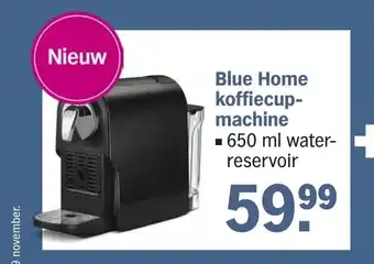 Albert Heijn Blue Home koffiecup- machine aanbieding
