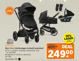 Albert Heijn Noa 3-in-1 kinderwagen inclusief autostoel aanbieding