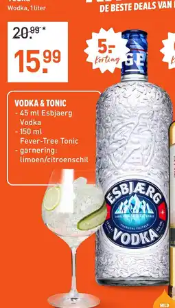 Albert Heijn Vodka & Tonic aanbieding