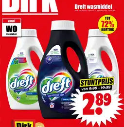 Dirk Dreft wasmiddel aanbieding