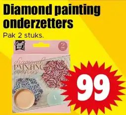 Dirk Diamond painting onderzetters aanbieding