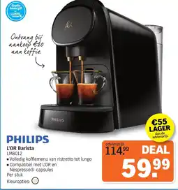 Albert Heijn Philips L'OR Barista aanbieding