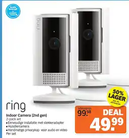 Albert Heijn Indoor Camera (2nd gen) 2-pack wit aanbieding